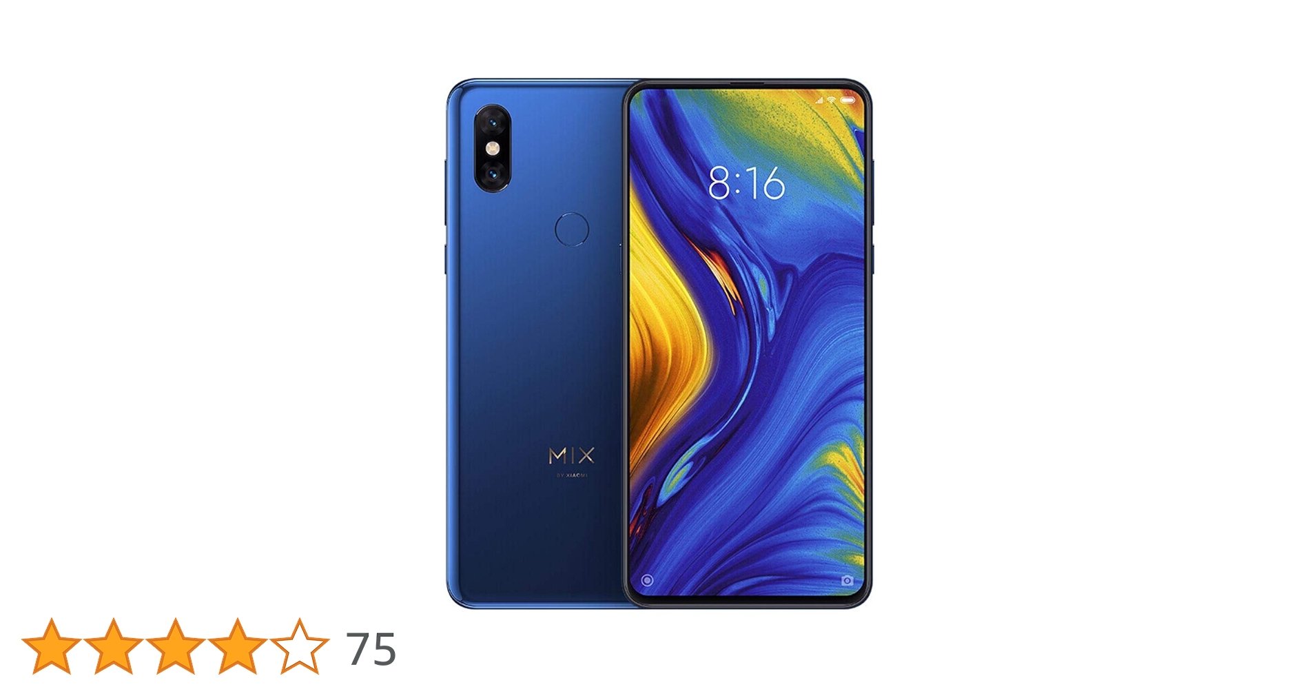 Xiaomi Mi Mix 3 5G, 6GB+128G Smartphone (Sapphire Blue